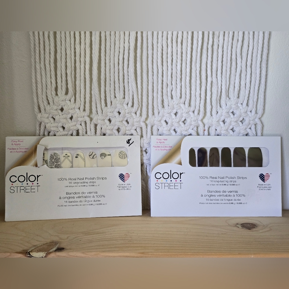 Color Street Nail Polish Strip Set of 2